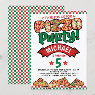 Invitation Anniversaire de la Pizza