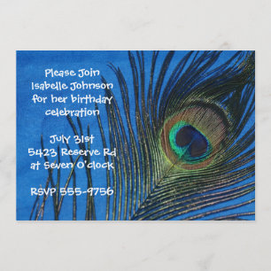 Invitation Anniversaire de la plaie bleue