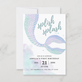 Invitation Anniversaire de la Sirène