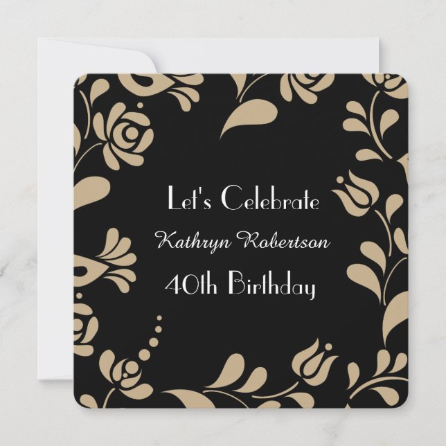 Invitation Anniversaire de l'art populaire européen (Devant)