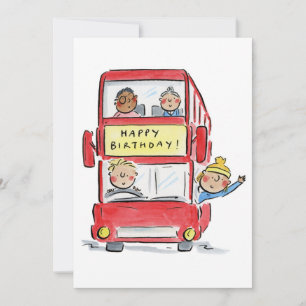 Invitation Anniversaire de l'autobus