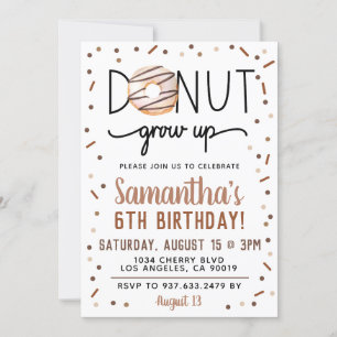 Invitation Anniversaire de l'élevage de Donut au c