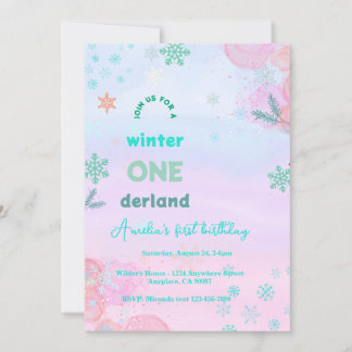 Invitation Anniversaire de l'Onederland d'hiver