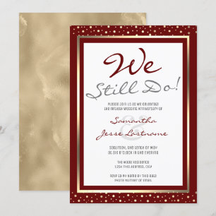 Invitation Anniversaire de Mariage On Est Toujours Ensemble É