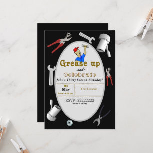 Invitation Anniversaire de Mechanic