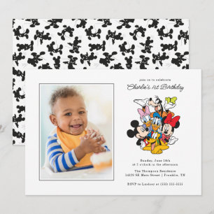 Invitation Anniversaire de Mickey & Friends - Photo