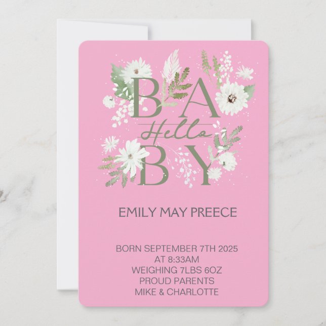 Invitation Anniversaire de Notre Petit Soleil Bash (Devant)