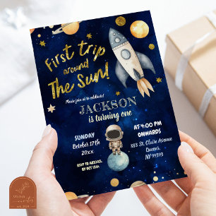 Invitation Anniversaire de Planet Boy Space 1er Tour Autour d