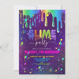 Invitation Anniversaire de Slime