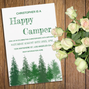 Invitation Anniversaire des bois