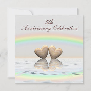 Invitation Anniversaire des Coeurs de bois