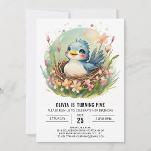 Invitation Anniversaire des oiseaux de Colibri