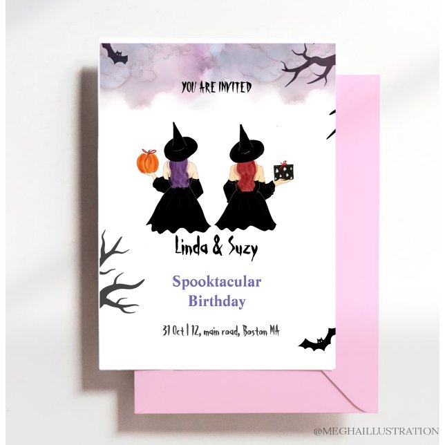 Invitation anniversaire d'Halloween (Créateur téléchargé)