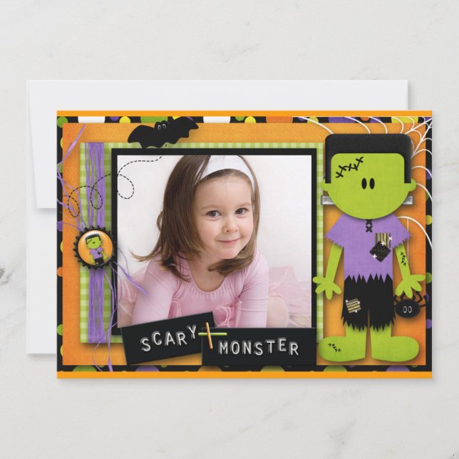 Invitation Anniversaire d'Halloween (Devant)