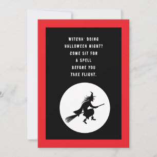 Invitation Anniversaire d'Halloween pour enfants - Petite sor