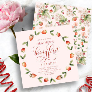 Invitation Anniversaire du Berry rose