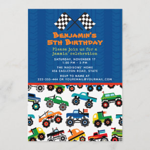 Invitation Anniversaire du Camion Monster