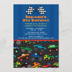 Invitation Anniversaire du Camion Monster