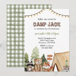 Invitation Anniversaire du camping