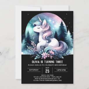 Invitation Anniversaire du Cheval de la Jungle Magique