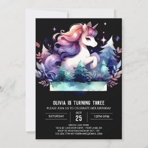 Invitation Anniversaire du Cheval Magique