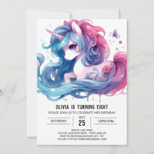 Invitation Anniversaire du Cheval Modifiable