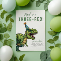 Anniversaire du dinosaure à trois rapports