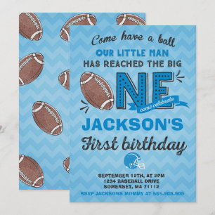 Invitation Anniversaire du football d'invitation
