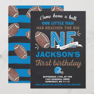 Invitation Anniversaire du football d'invitation