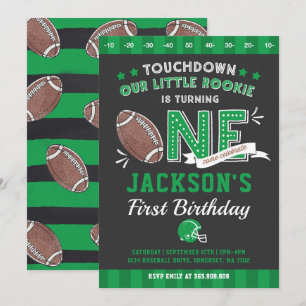 Invitation Anniversaire du football d'invitation