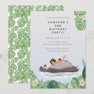 Invitation Anniversaire du livre Jungle