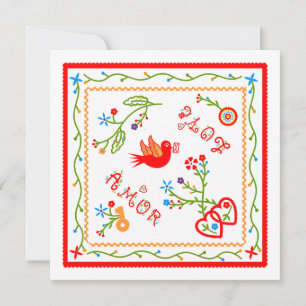 Invitation Anniversaire du mariage de mouchoirs portugais