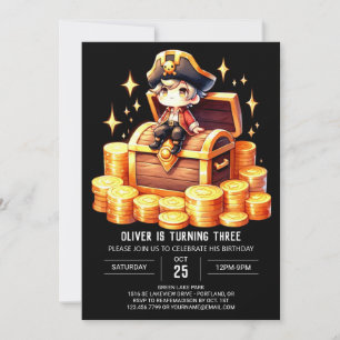 Invitation Anniversaire du pirate nautique