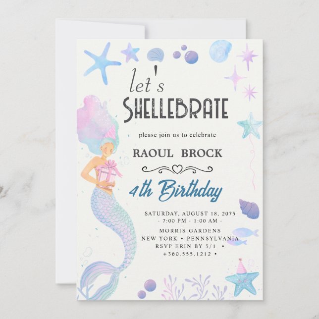 Invitation Anniversaire du Shellebré (Devant)