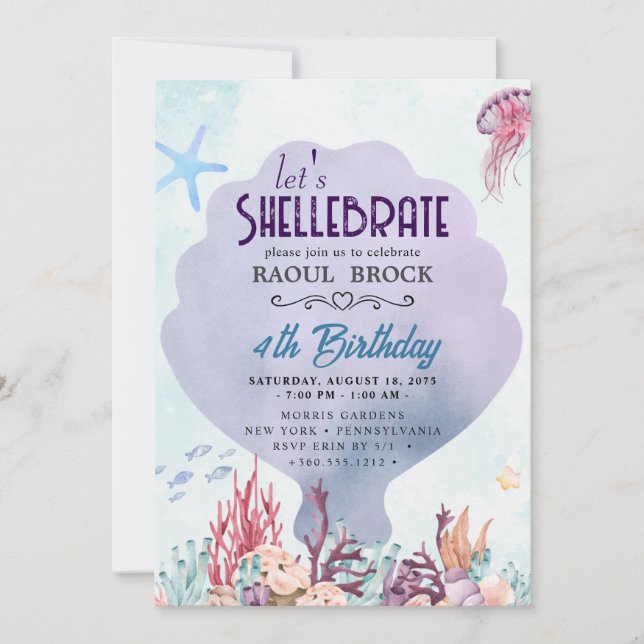 Invitation Anniversaire du Shellebré (Devant)