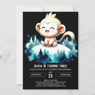 Invitation Anniversaire du singe en ligne