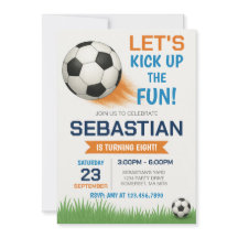 Anniversaire du soccer modifiable