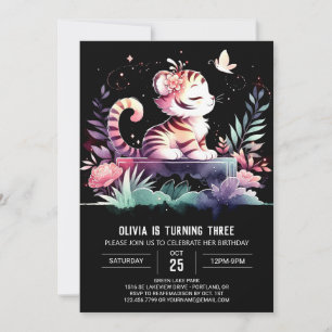 Invitation Anniversaire du Tigre de la Forêt du Château