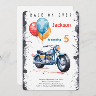 Invitation Anniversaire du Vélo Bleu