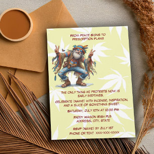 Invitation Anniversaire du Vieux Hippie