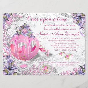 Invitation Anniversaire d'un conte de fées