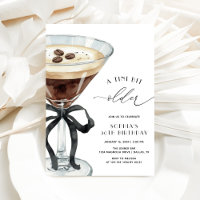 Invitation Anniversaire Élégante Un Tini Peu Plus 