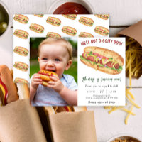 Anniversaire Enfants Hot Dog Aquarelle