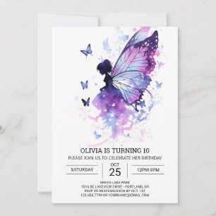 Invitation Anniversaire Fée De Charme