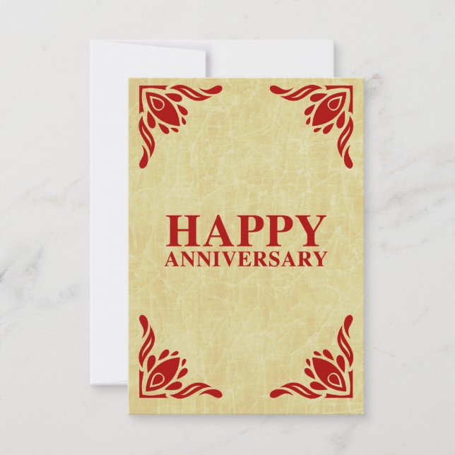 Invitation anniversaire heureux (Devant)