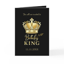 Anniversaire King Gold Couronne Royal Monogramme L