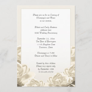 Invitation Anniversaire mariage