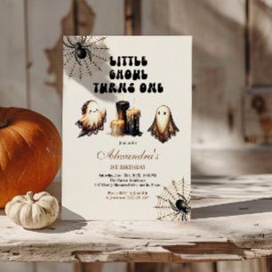 Invitation Anniversaire Neutral Little Ghoul