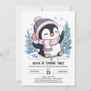 Invitation Anniversaire numérique coloré de charme