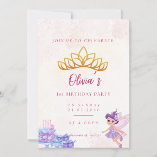 Invitation Anniversaire pour fille